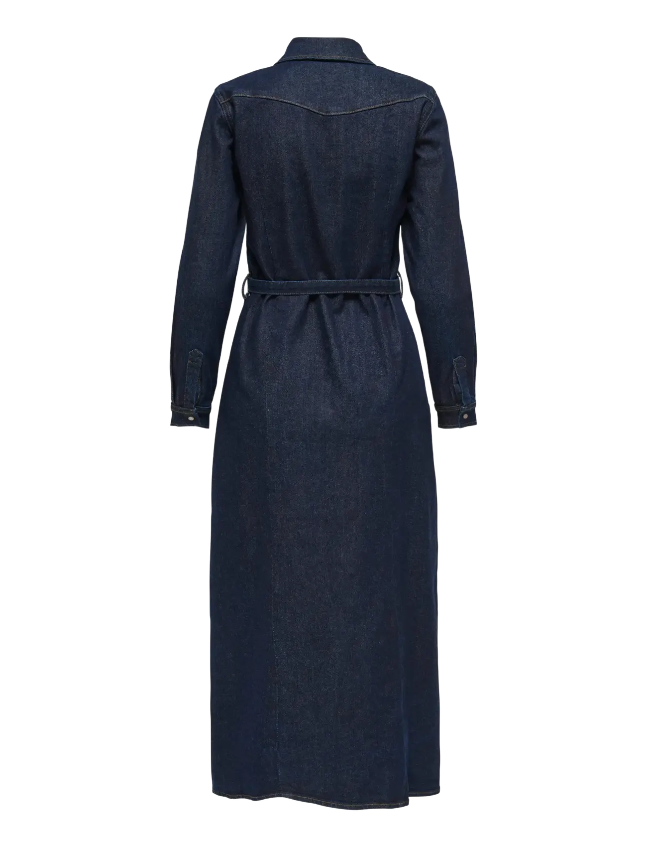 ONLY - ONLCAMOMILE LS DNM DRESS BF MAE - skjortklänningar - dark blue denim - 2