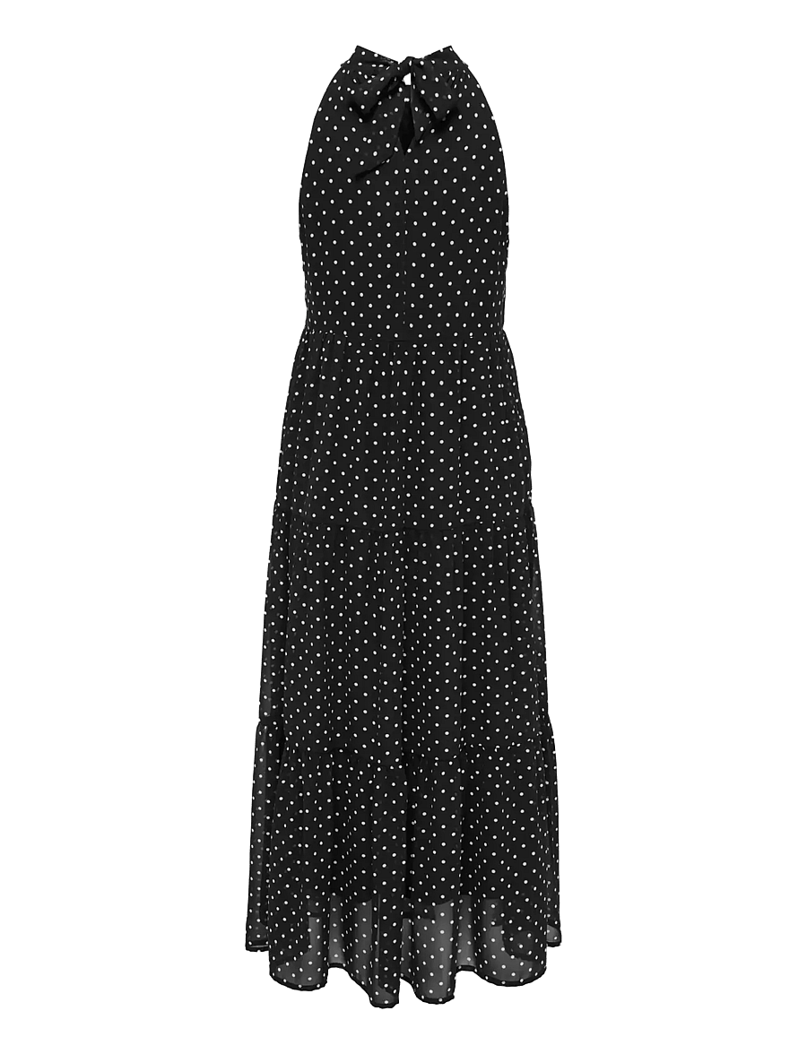 ONLY - ONLPETRA LIFE HALTER NECK ANK DRESS WVN - avondjurken - black - 2