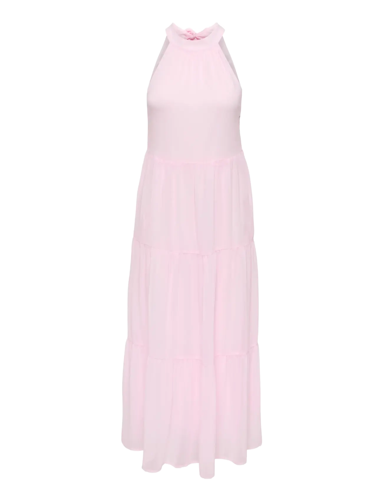 ONLY ONLPETRA LIFE HALTER NECK ANK DRESS WVN - Festkjoler - CHERRY BLOSSOM / pink/rose