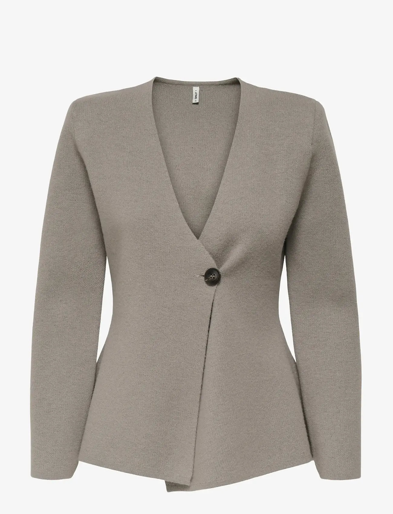 ONLY - ONLMYERA LIFE LS ONE BUTTON CARDIGAN KNT - gilets - moon rock - 1