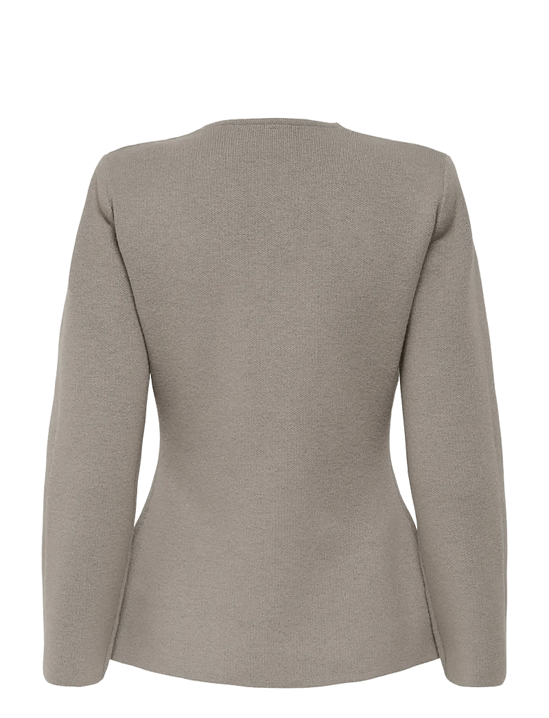 ONLY - ONLMYERA LIFE LS ONE BUTTON CARDIGAN KNT - gilets - moon rock - 2