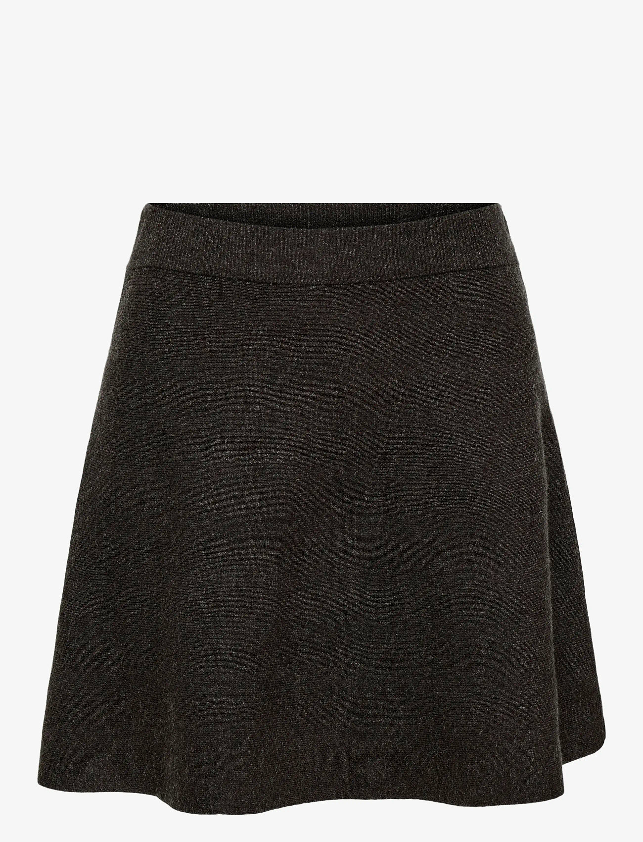 ONLY - ONLCOSIMA SHORT SKATER SKIRT EX KNT - korte nederdele - chocolate torte - 0