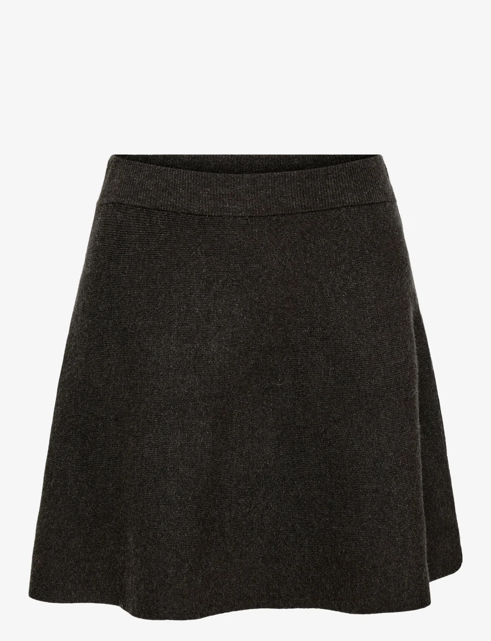 ONLY - ONLCOSIMA SHORT SKATER SKIRT EX KNT - miniseelikud - chocolate torte - 0