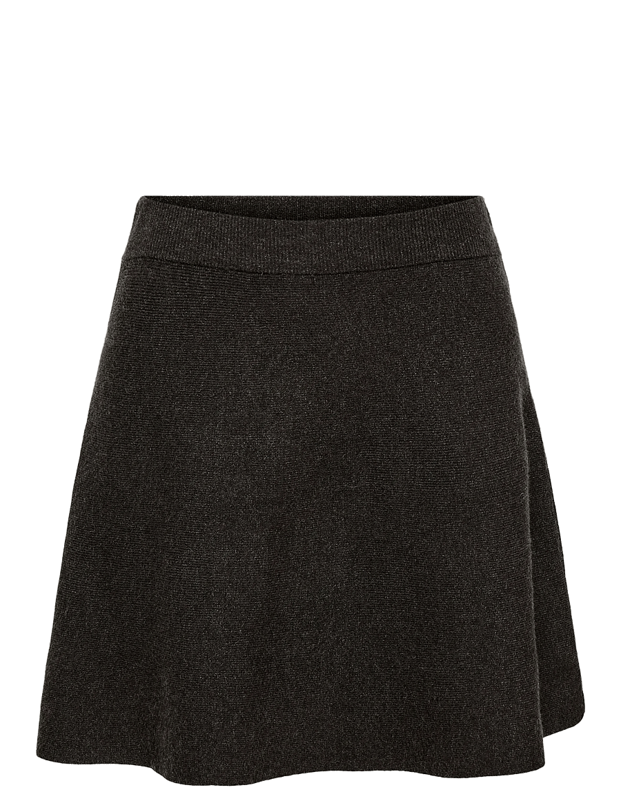 ONLY - ONLCOSIMA SHORT SKATER SKIRT EX KNT - kurze röcke - chocolate torte - 1