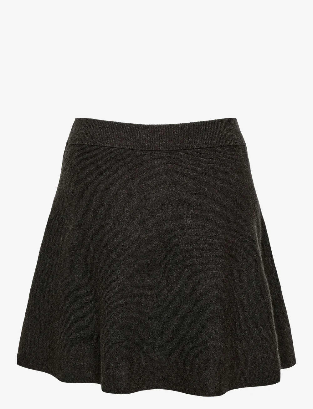 ONLY - ONLCOSIMA SHORT SKATER SKIRT EX KNT - miniseelikud - chocolate torte - 1