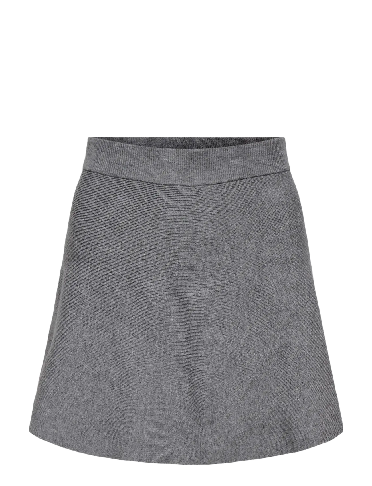 ONLY Onlcosima Kurz Skater Rock Ex Knt Grau - L - Damen