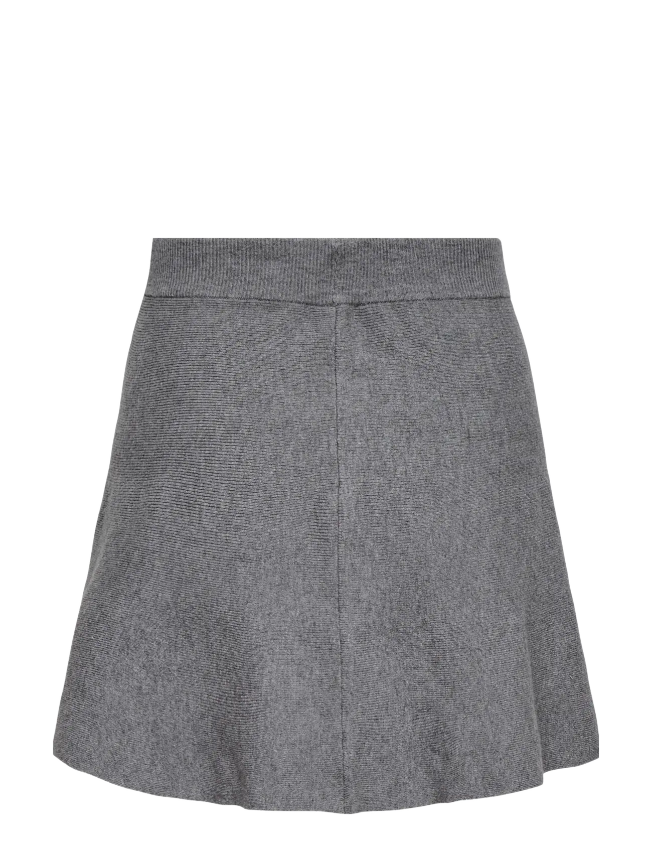 ONLY - ONLCOSIMA SHORT SKATER SKIRT EX KNT - korte nederdele - medium grey melange - 2