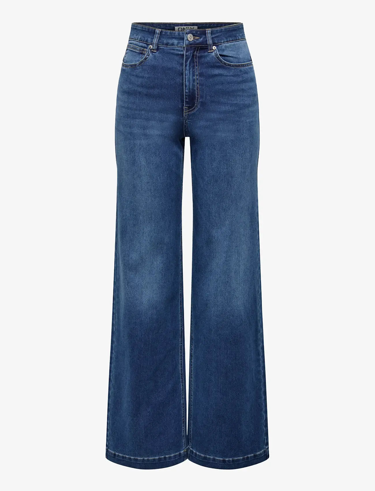 ONLY - ONLMADISON-ROYAL HW WIDE DNM BF GUA - dark blue denim - 1