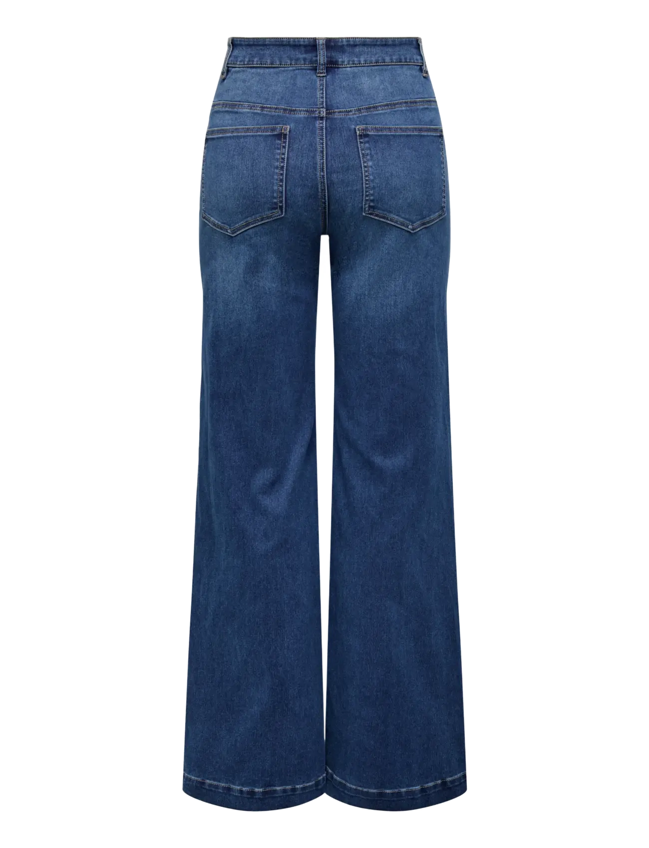 ONLY - ONLMADISON-ROYAL HW WIDE DNM BF GUA - dark blue denim - 2