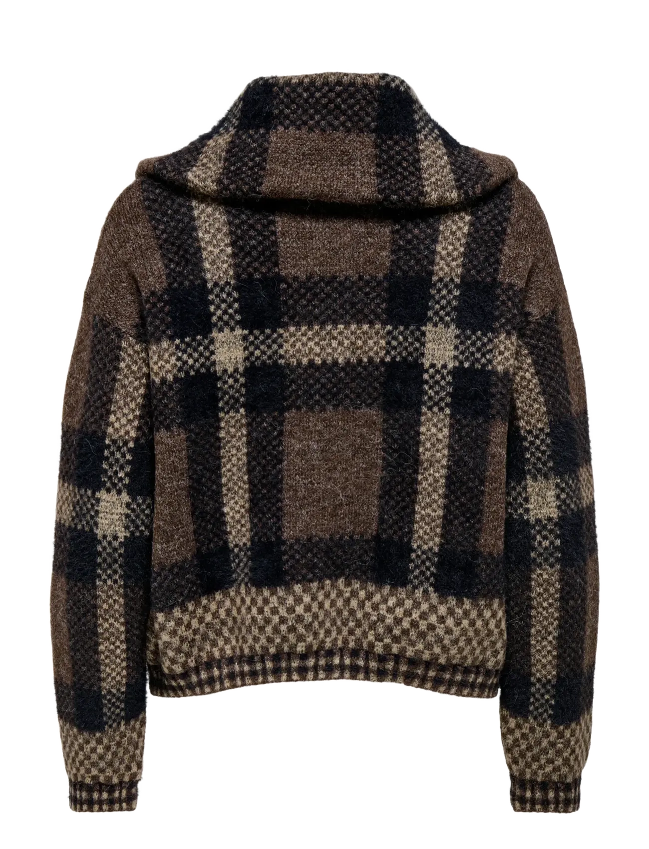 ONLY - ONLMAROON LS ZIP COLLAR CARDIGAN KNT - herbstliche kleidung - black - 2
