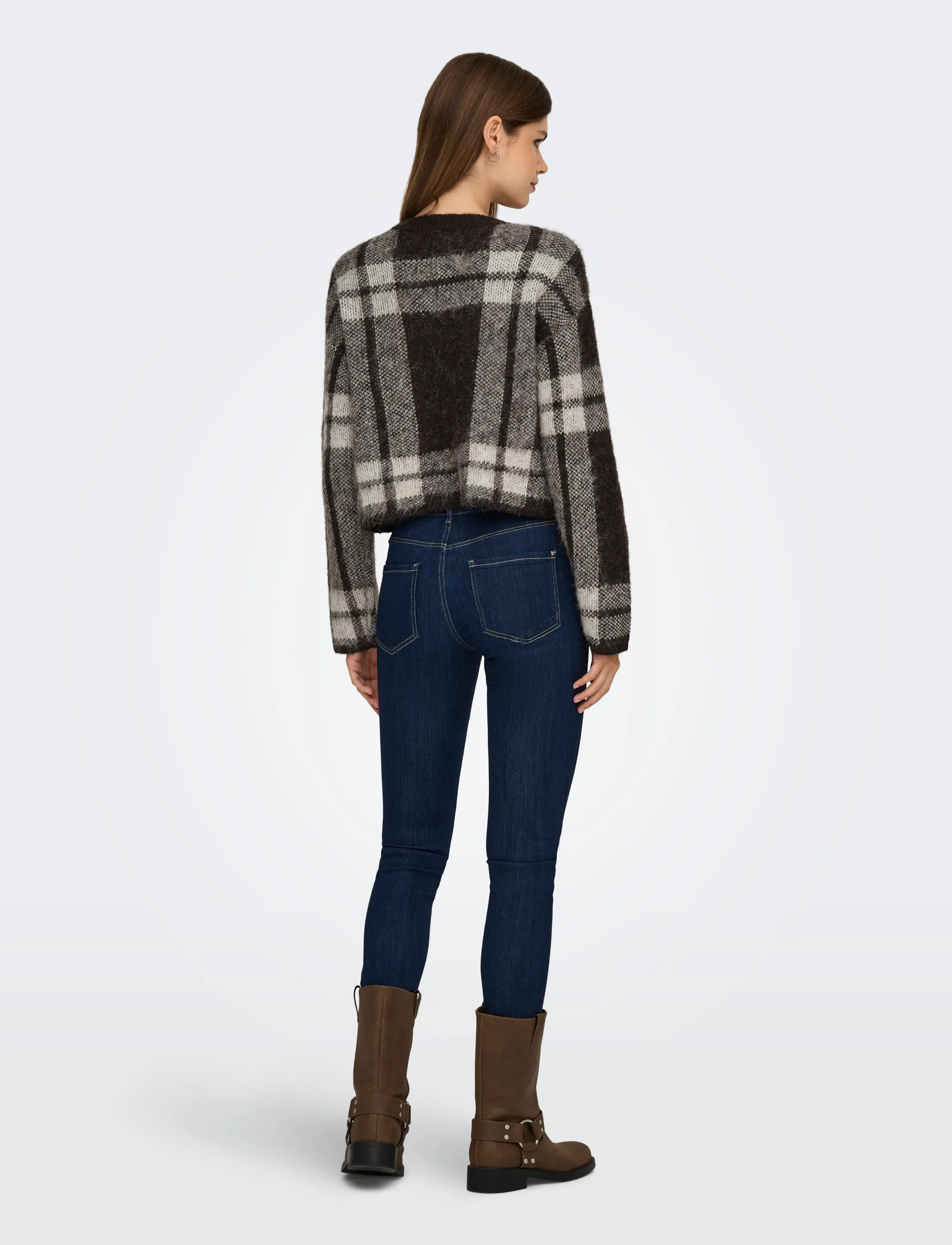 ONLY - ONLBEVERLY LIFE LS BUTTON ONEC CARDI KNT - laveste priser - black coffee - 3