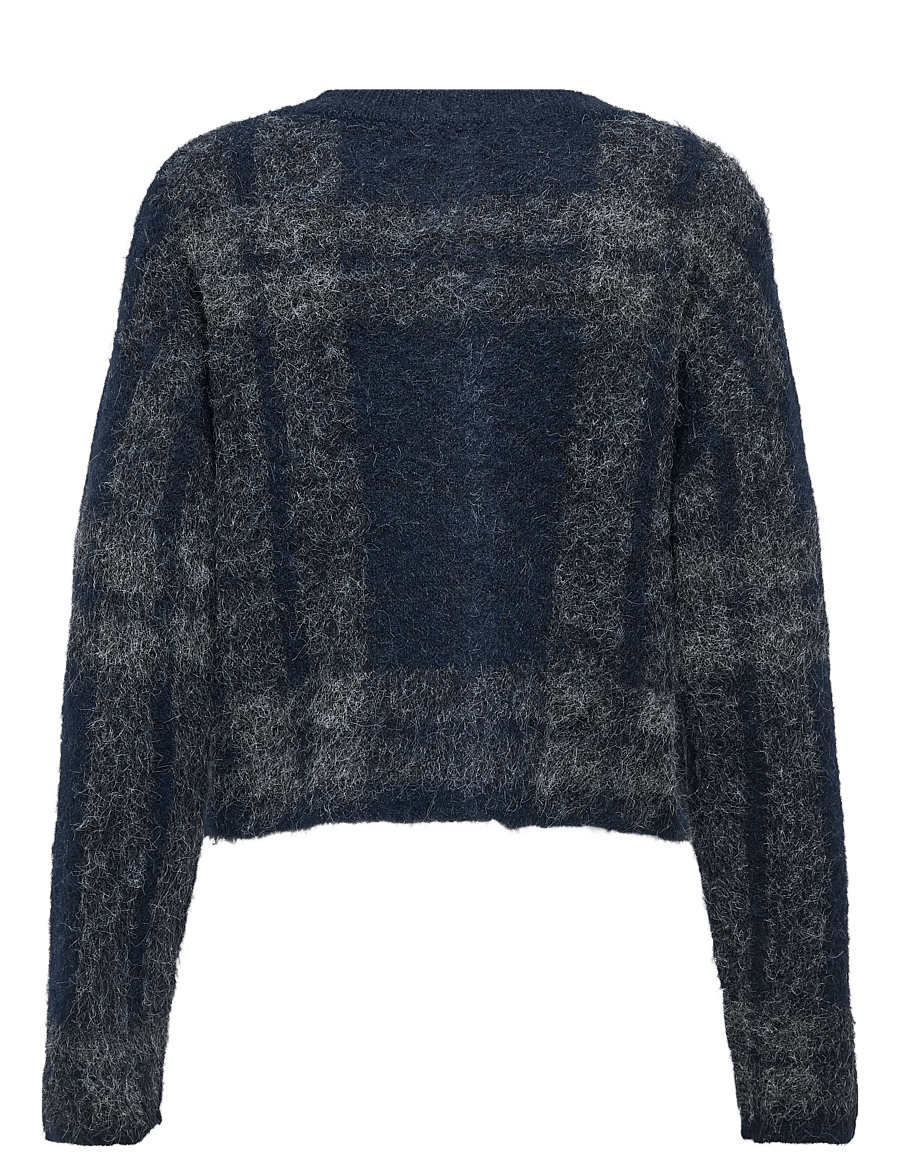 ONLY - ONLBEVERLY LIFE LS BUTTON ONEC CARDI KNT - cardigans - night sky - 2