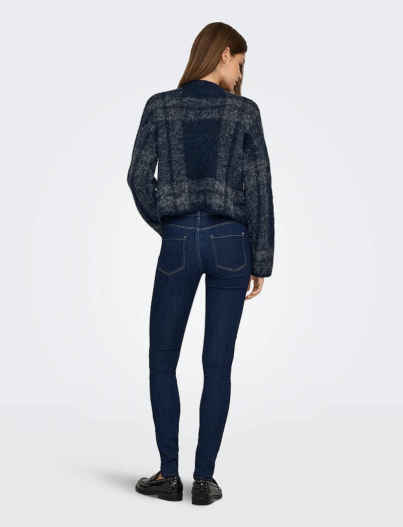 ONLY - ONLBEVERLY LIFE LS BUTTON ONEC CARDI KNT - kardigani - night sky - 3