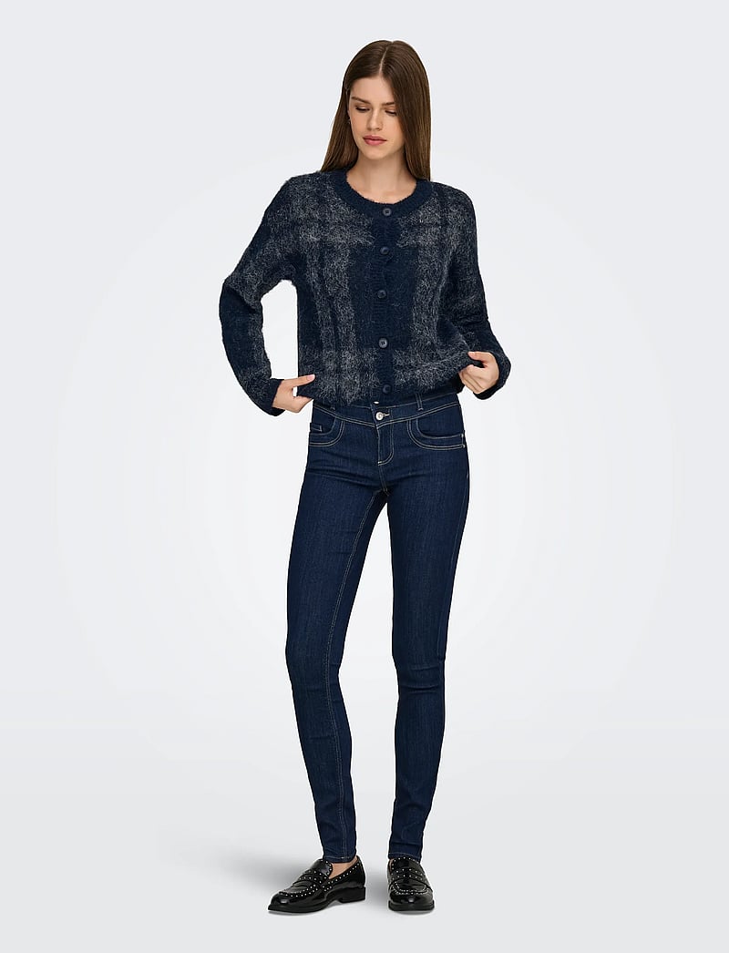 ONLY - ONLBEVERLY LIFE LS BUTTON ONEC CARDI KNT - kardigani - night sky - 5