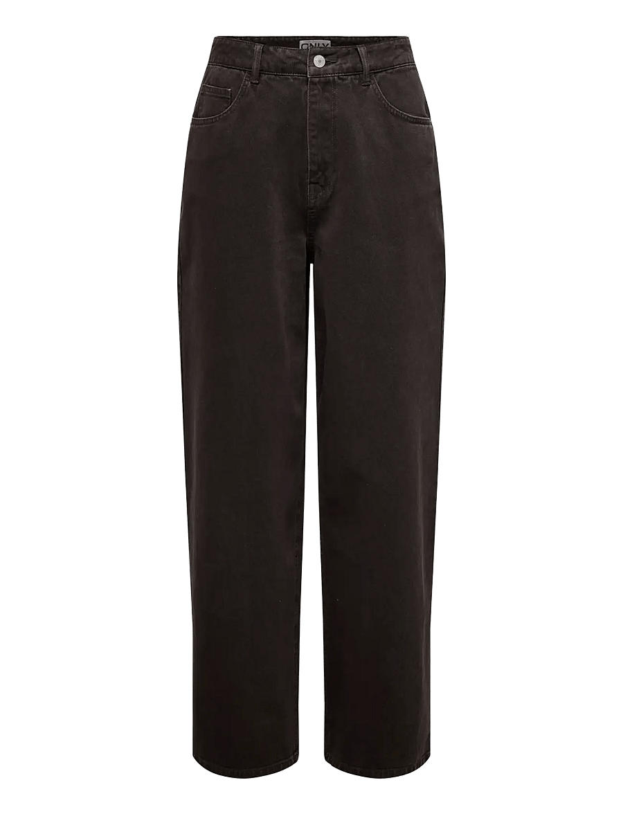 ONLY - ONLSOLLA MW RELAXED COL PANT PNT - seal brown - 0