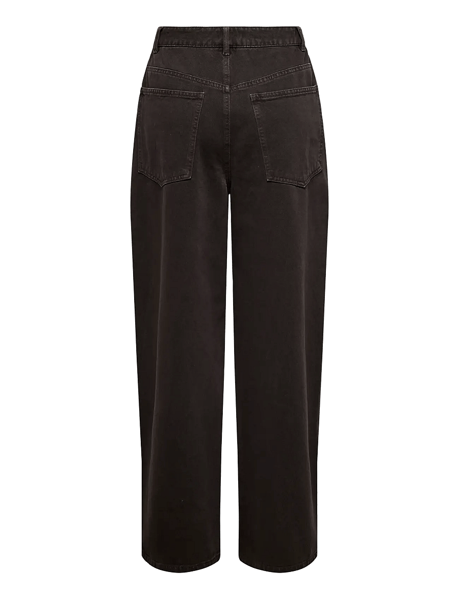 ONLY - ONLSOLLA MW RELAXED COL PANT PNT - seal brown - 1