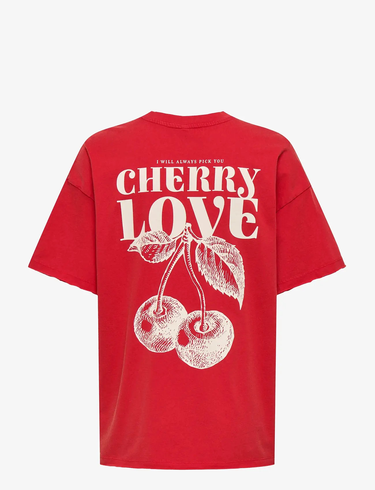 ONLY - ONLKINNA S/S OVERSIZE TOP BOX JRS - t-särgid - barbados cherry - 1