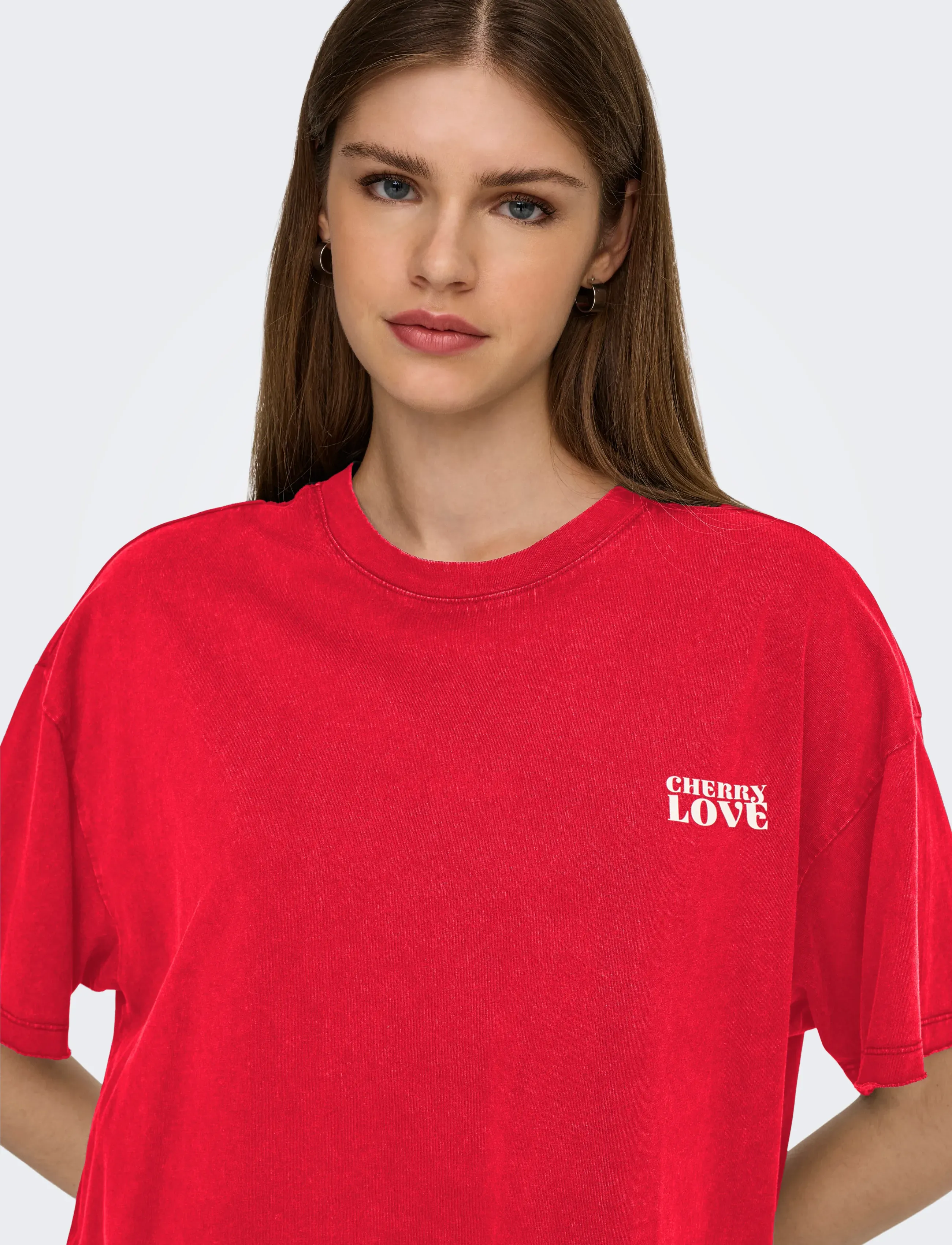 ONLY Onlkinna S/S Oversize Top Box Jrs t-shirts dam – bild 6