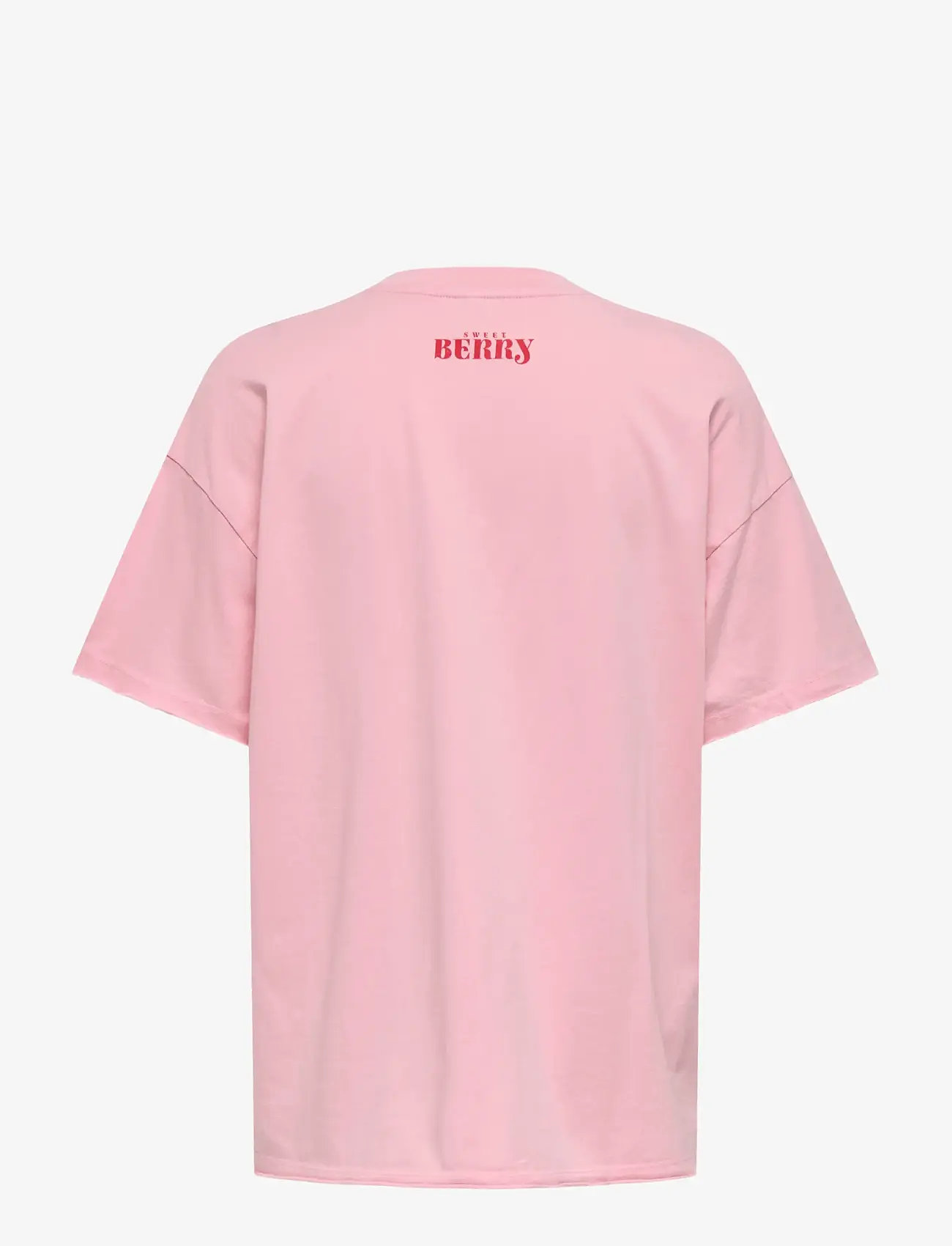 ONLY - ONLKINNA S/S OVERSIZE TOP BOX JRS - t-shirts - romance rose - 2
