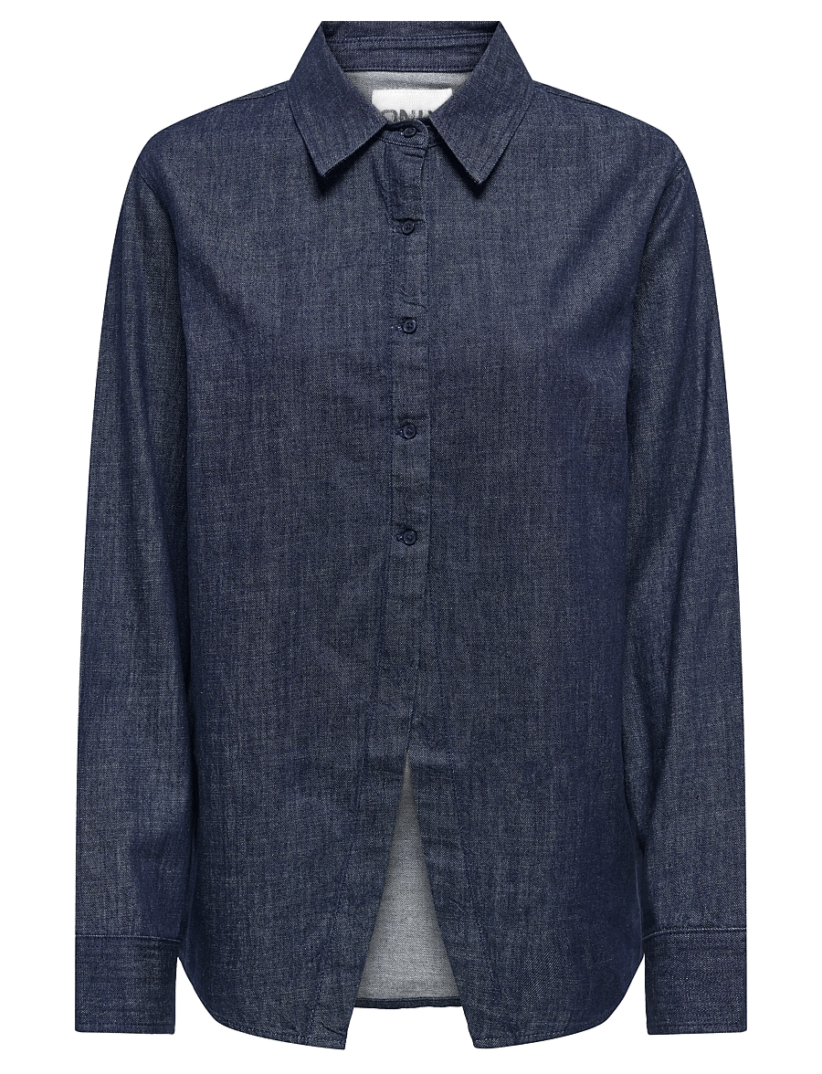 ONLY - ONLRUBY LS DNM SHIRT AKM - chemises en jeans - dark blue denim - 1