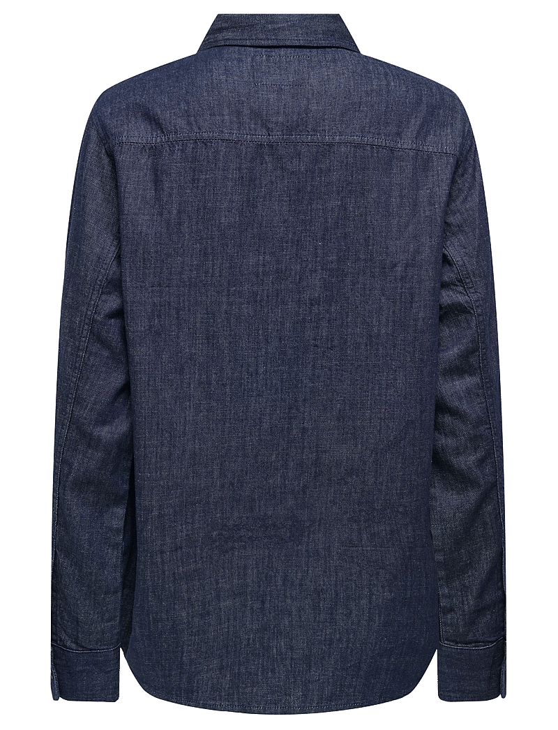 ONLY - ONLRUBY LS DNM SHIRT AKM - denim shirts - dark blue denim - 1