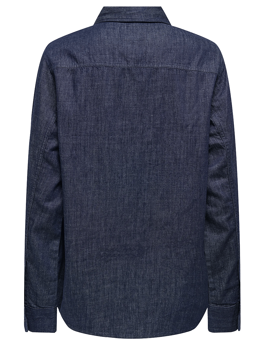 ONLY - ONLRUBY LS DNM SHIRT AKM - chemises en jeans - dark blue denim - 2