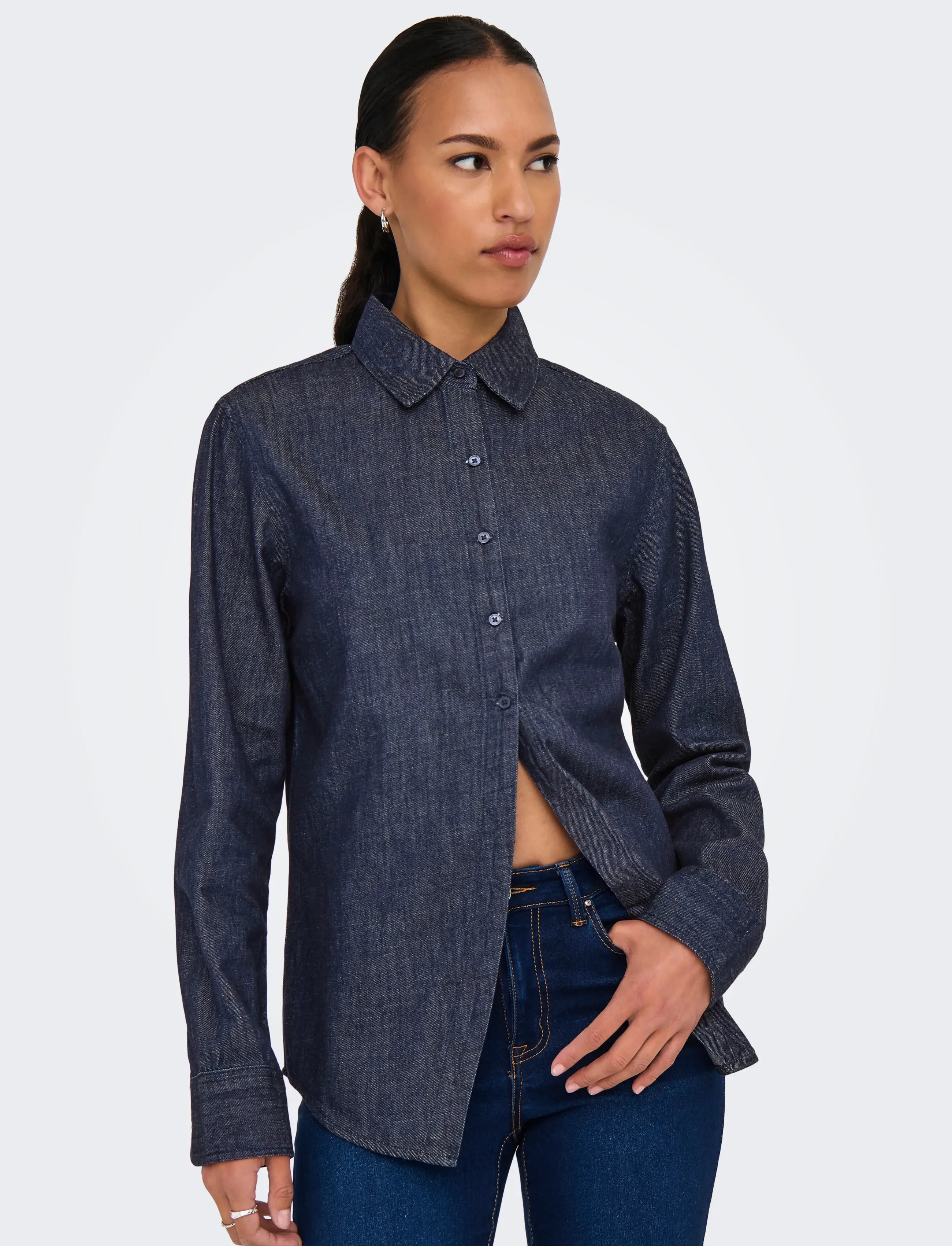 ONLY Onlruby Ls Dnm Shirt Akm skjortor dam – bild 6