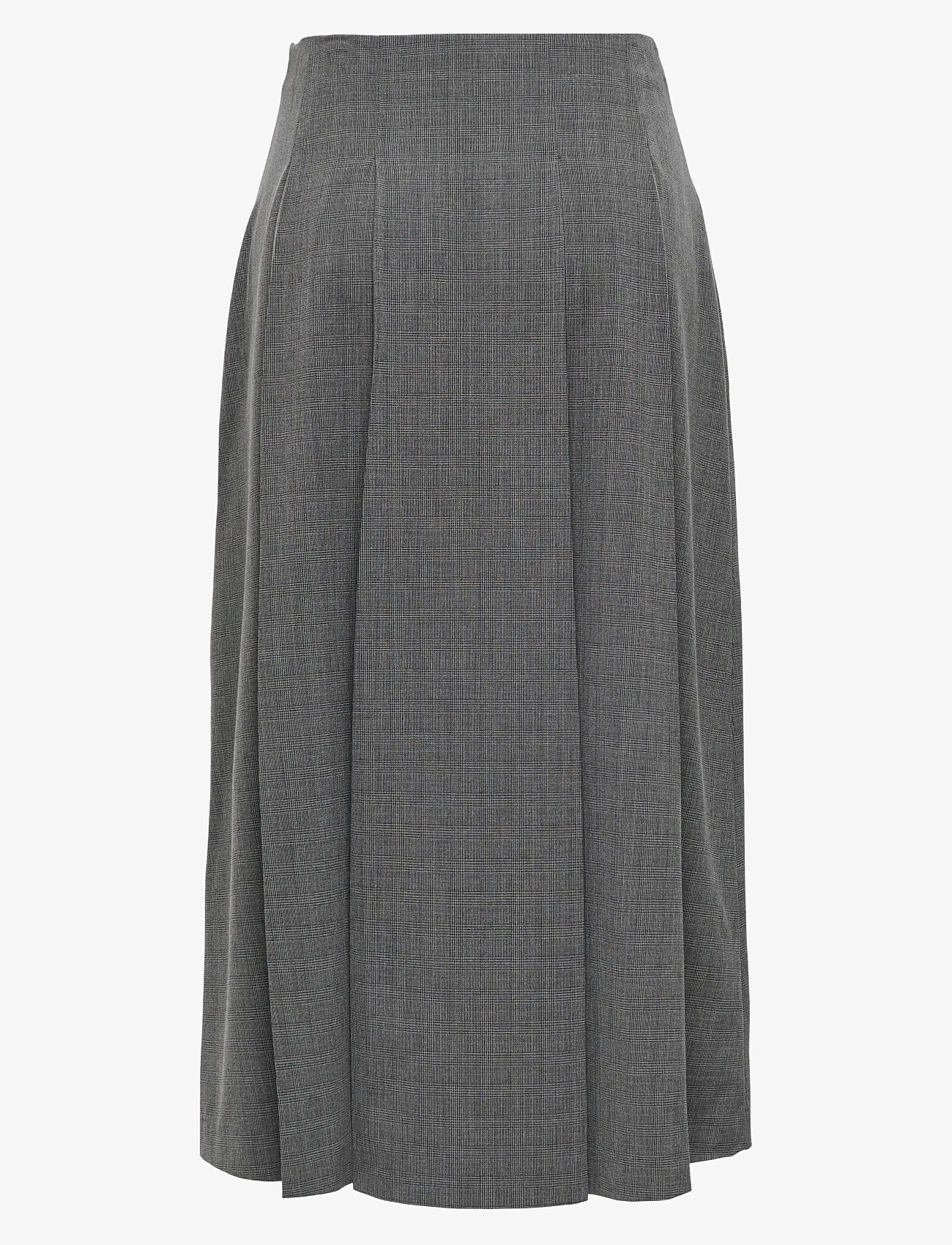 ONLY - ONLLEXIE LIFE HW CHECK LONG PL SKIRT PNT - maksiseelikud - dark grey melange - 2