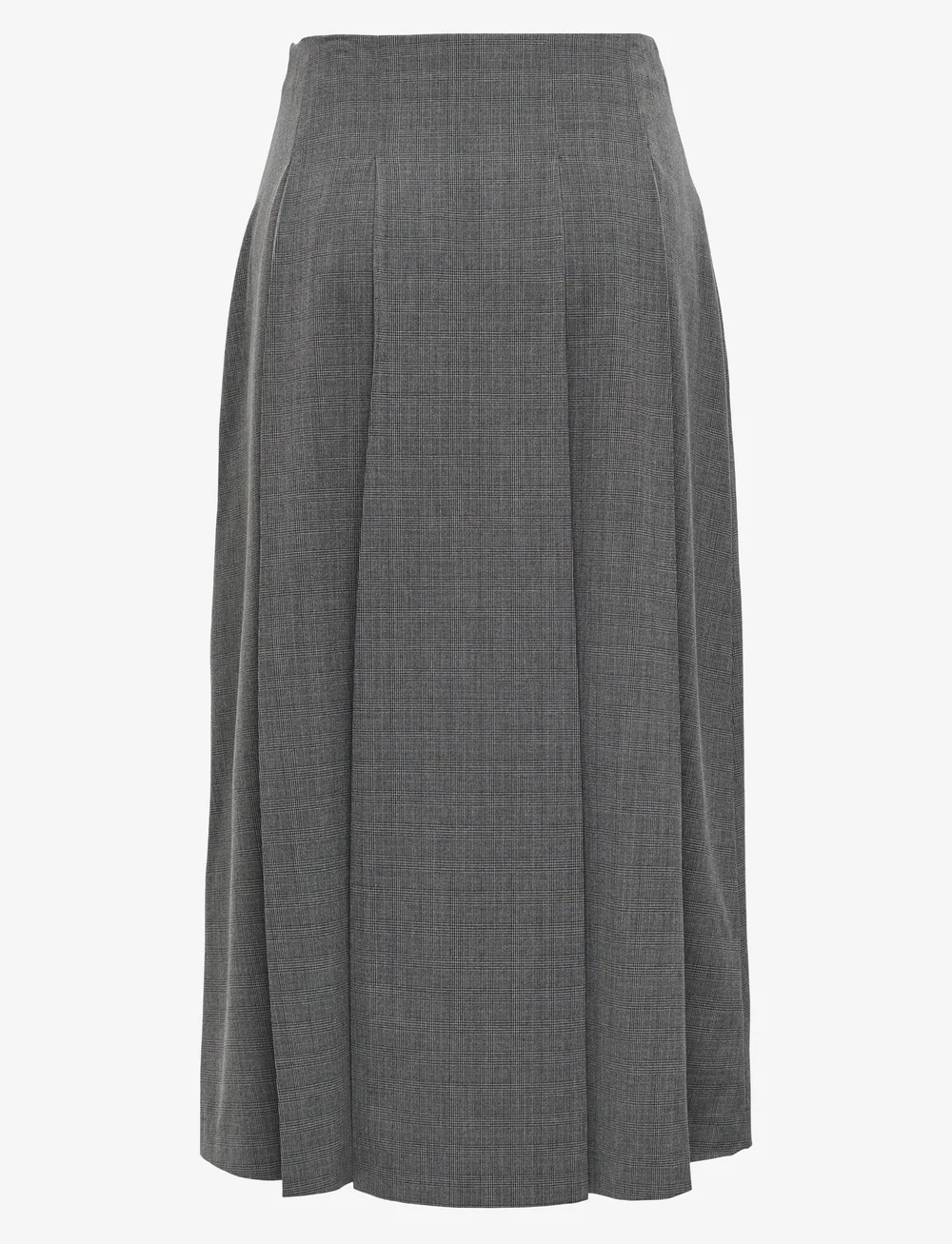 ONLY - ONLLEXIE LIFE HW CHECK LONG PL SKIRT PNT - maxi nederdele - dark grey melange - 2