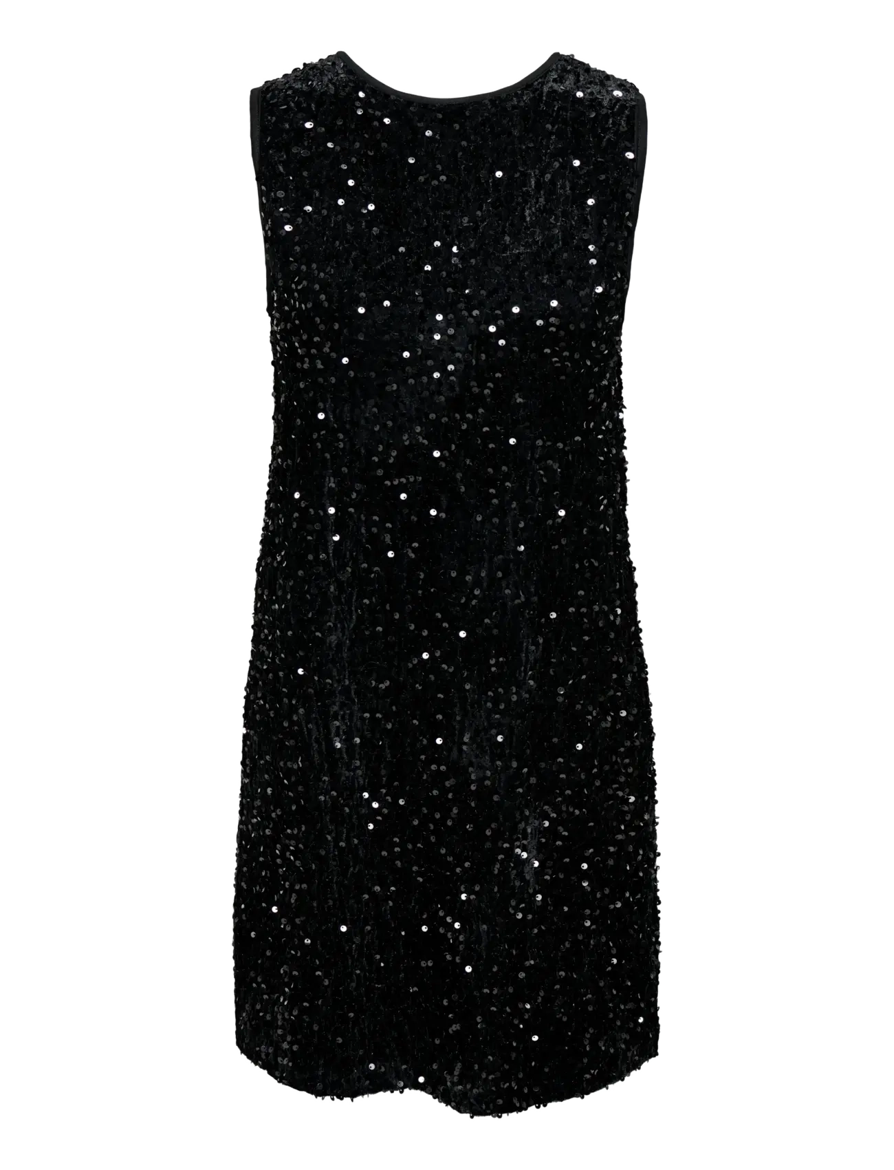 ONLANIKA SL SEQUINS BOW DRESS WVN - BLACK