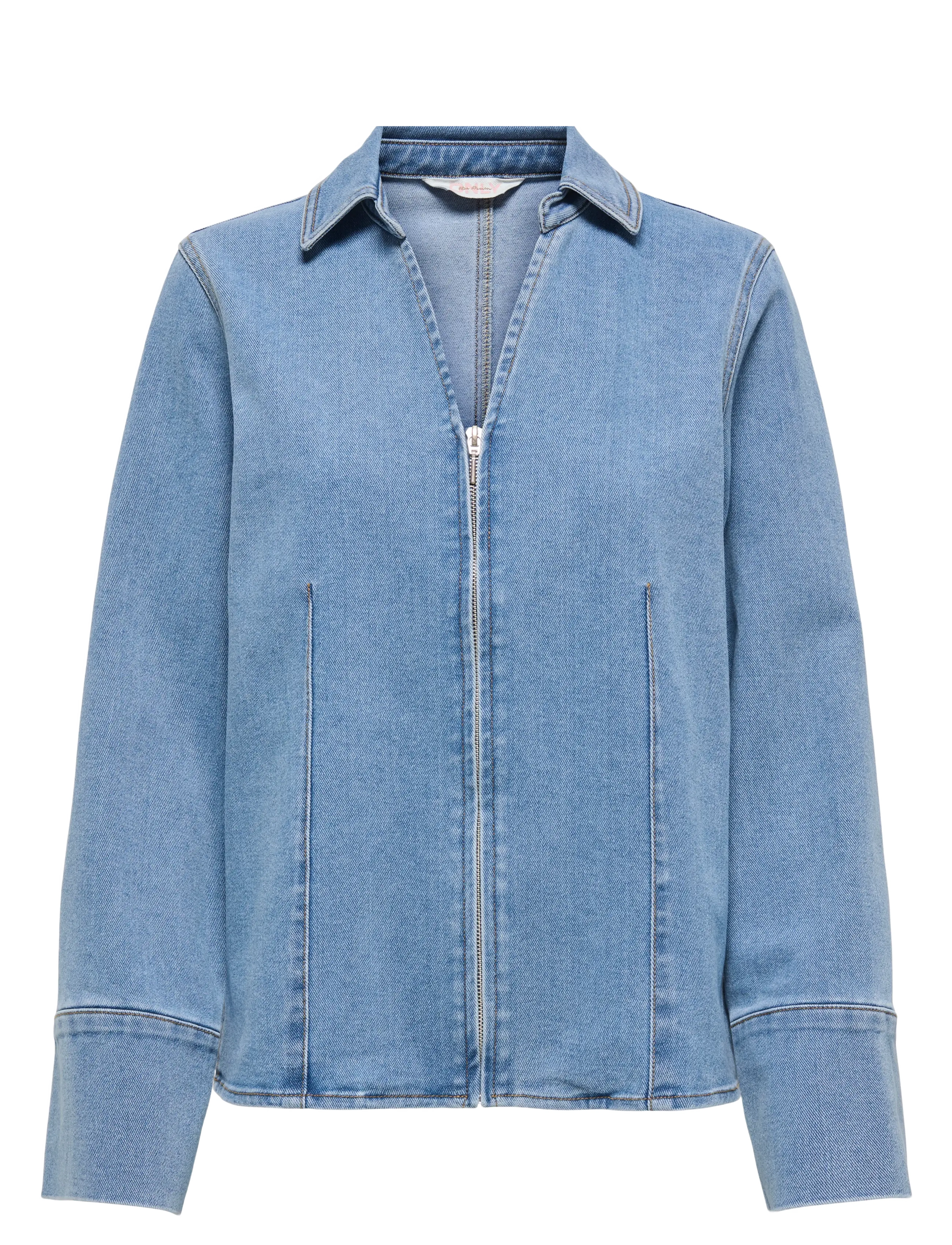 Onlfrida Ls Zip Dnm Shirt Gua