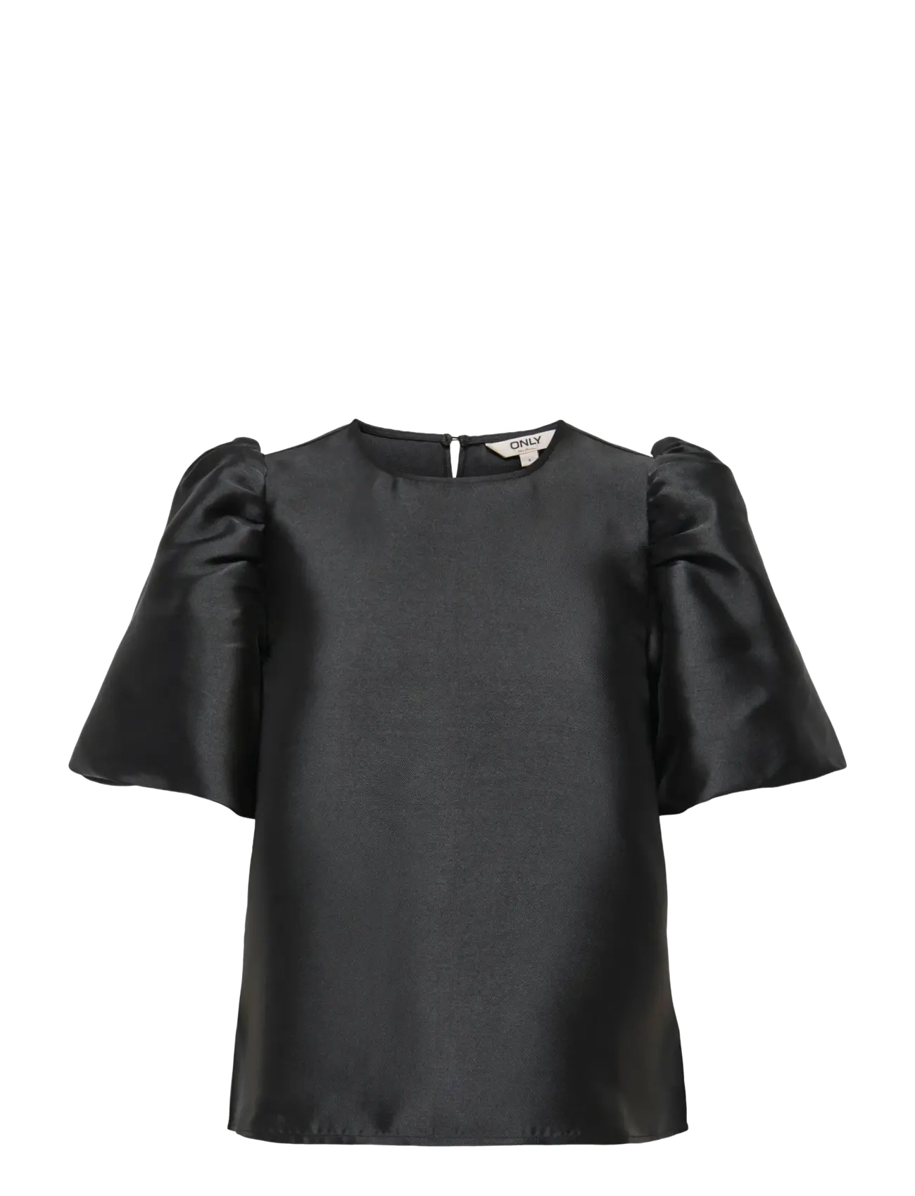 ONLY ONLMANNY 2/4 HEAVY SATIN TOP WVN CS - Damen - BLACK / black