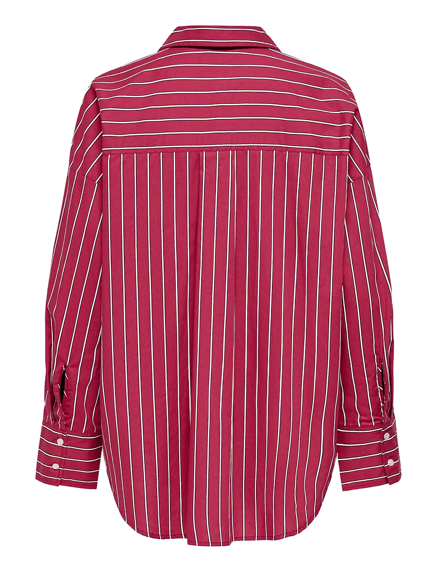 ONLY - ONLOREGON NANO LS SHIRT WVN - marškiniai ilgomis rankovėmis - deep claret - 2