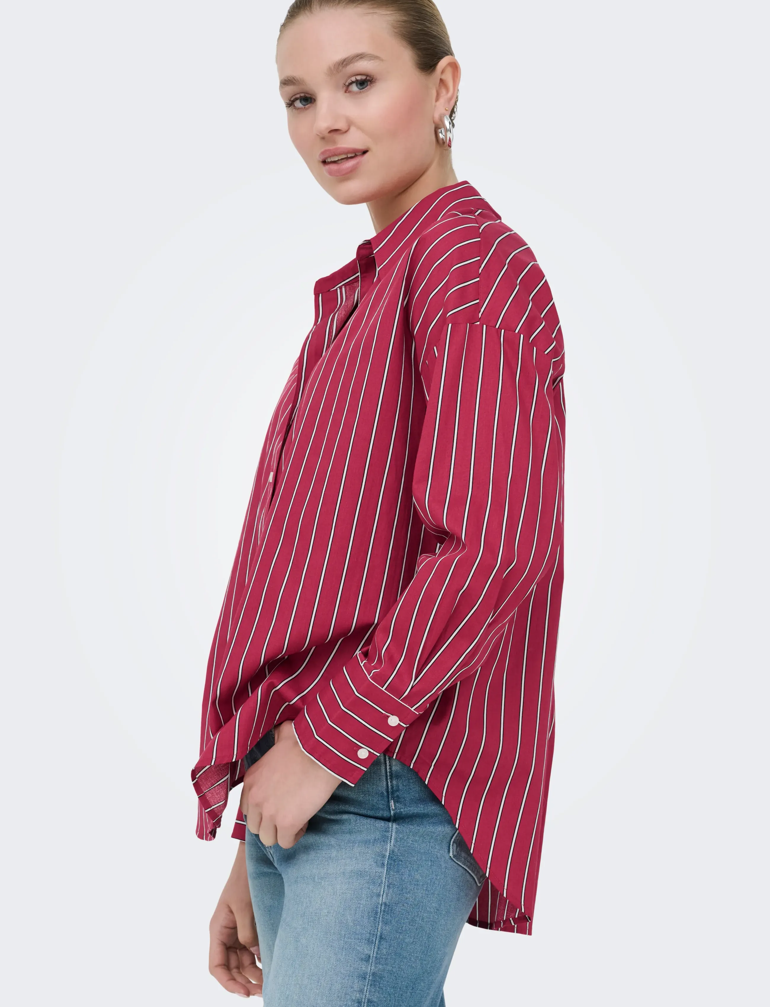 ONLY Onloregon Nano Ls Shirt Wvn skjortor dam – bild 6