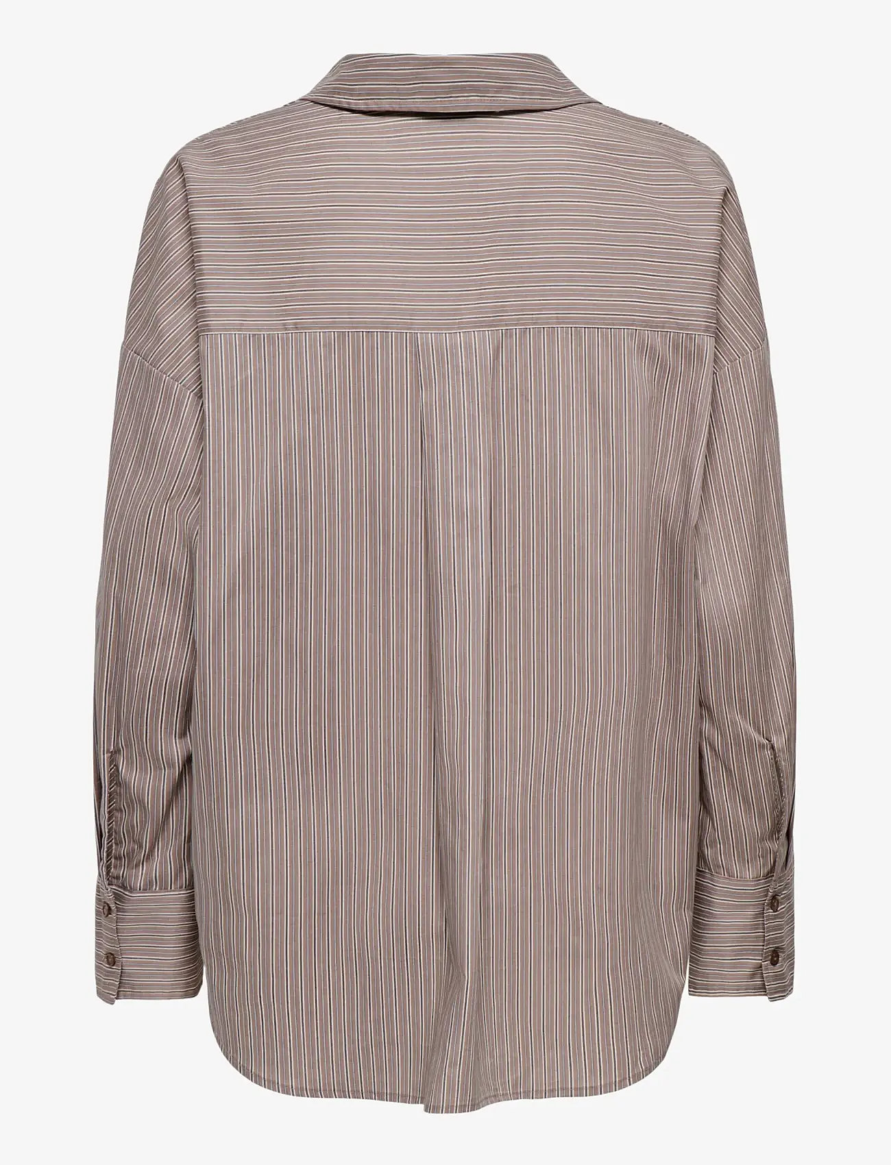 ONLY - ONLOREGON NANO LS SHIRT WVN - langærmede skjorter - portabella - 2