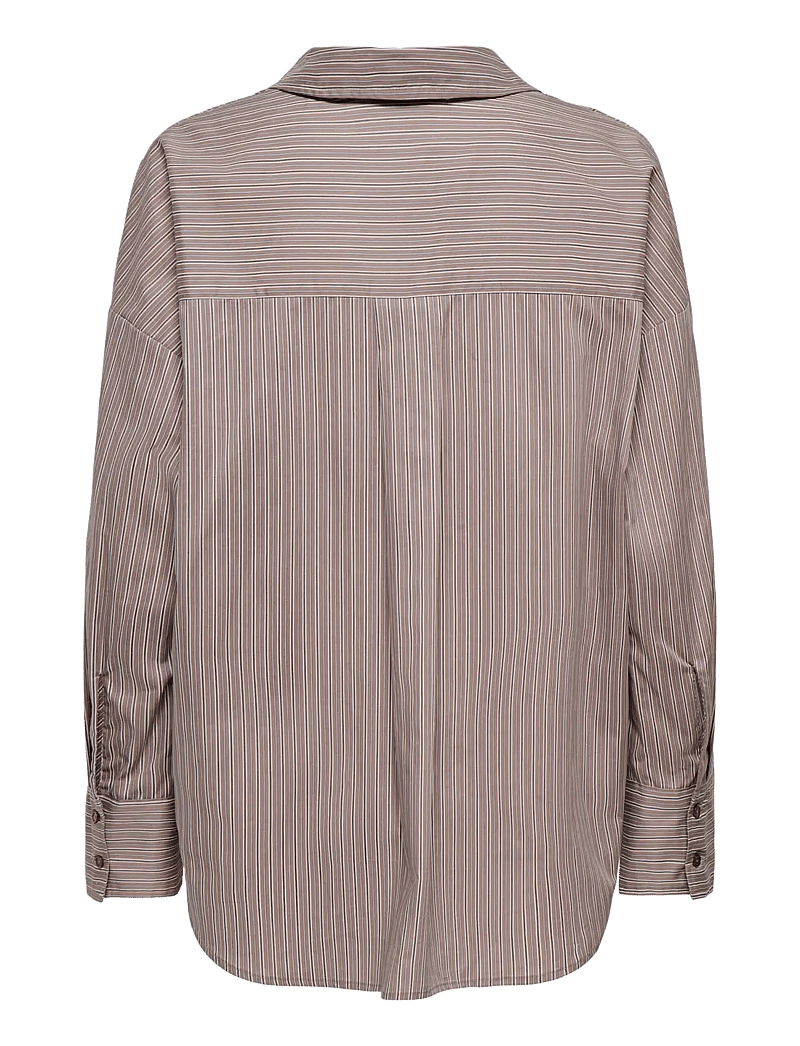 ONLY - ONLOREGON NANO LS SHIRT WVN - langærmede skjorter - portabella - 2