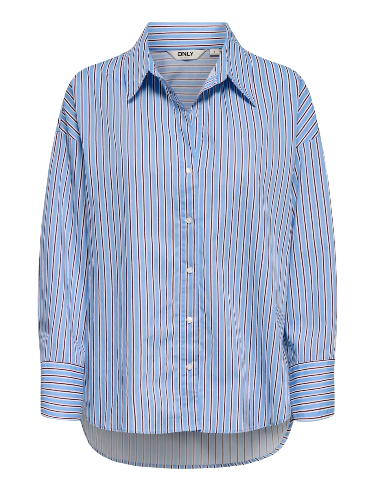 ONLY Onloregon Nano Ls Shirt Wvn Blau - S - Damen