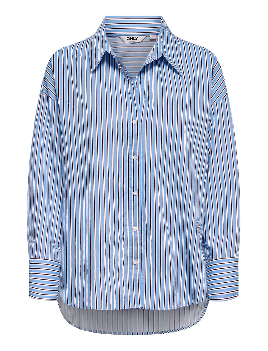 ONLY - ONLOREGON NANO LS SHIRT WVN - langärmlige hemden - vista blue - 1