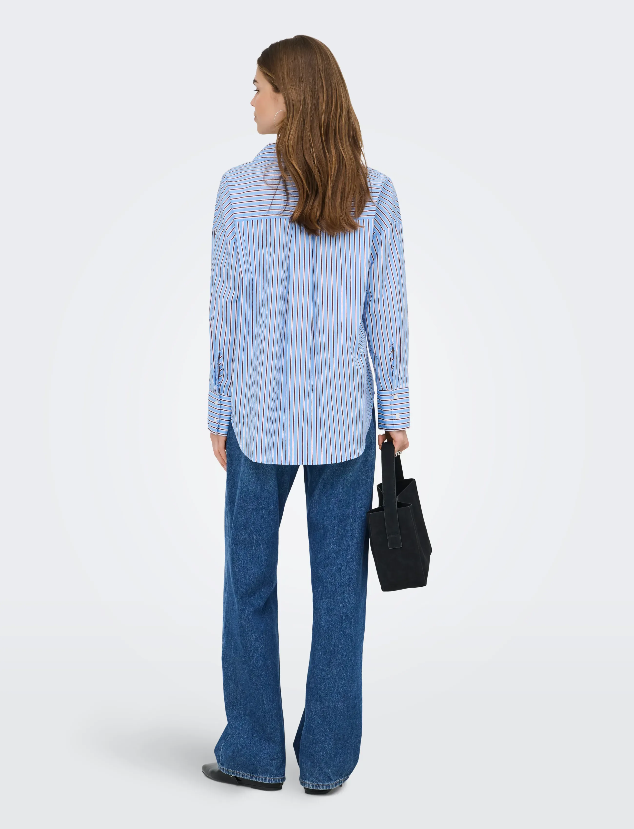 ONLY - ONLOREGON NANO LS SHIRT WVN - langærmede skjorter - vista blue - 3