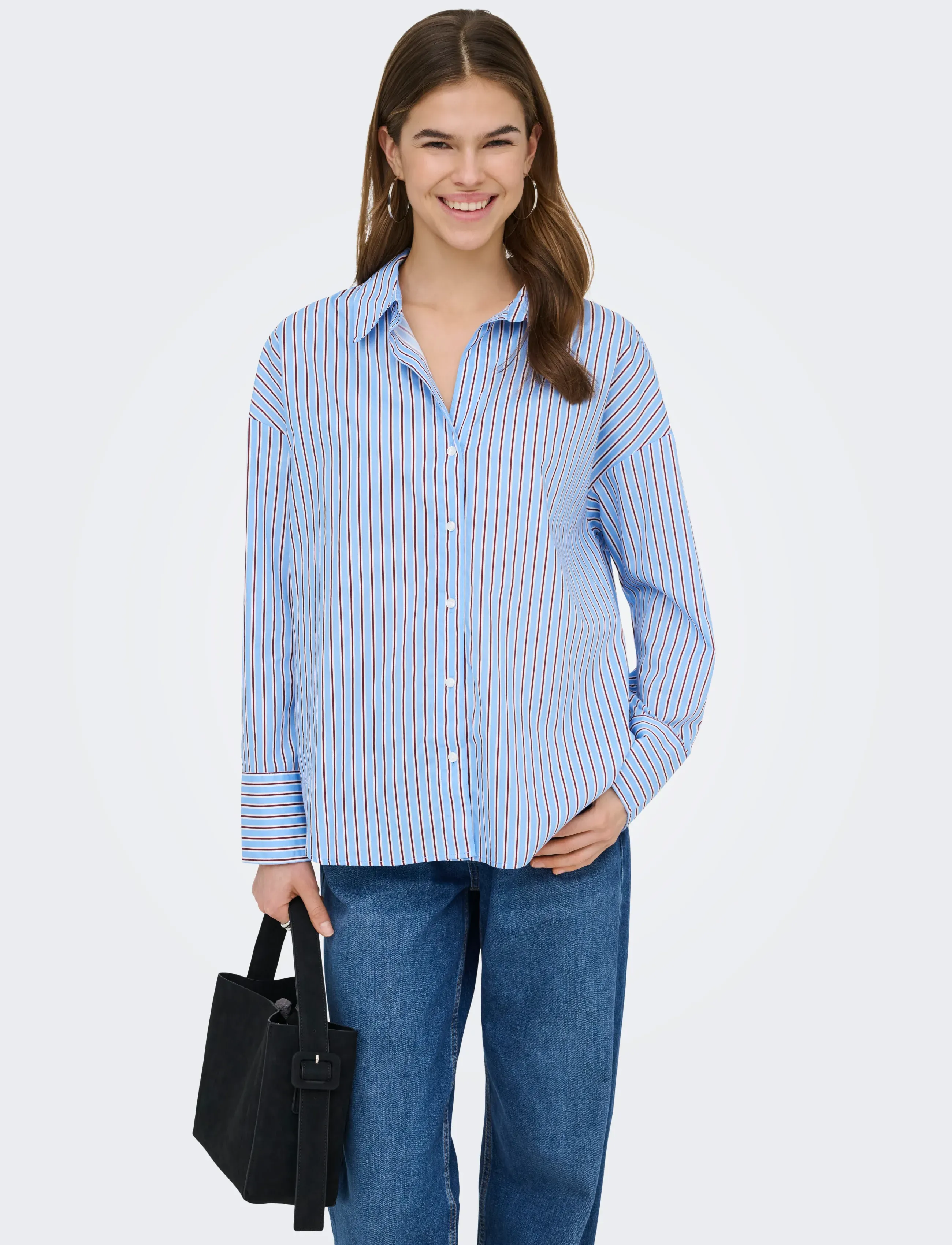ONLY Onloregon Nano Ls Shirt Wvn skjortor dam – bild 6