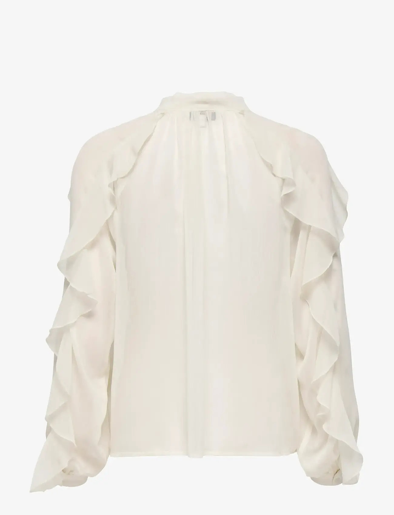 ONLY - ONLTARYN LS ROMANTIC RUFFLE BLOUSE  WVN - langärmlige blusen - birch - 1