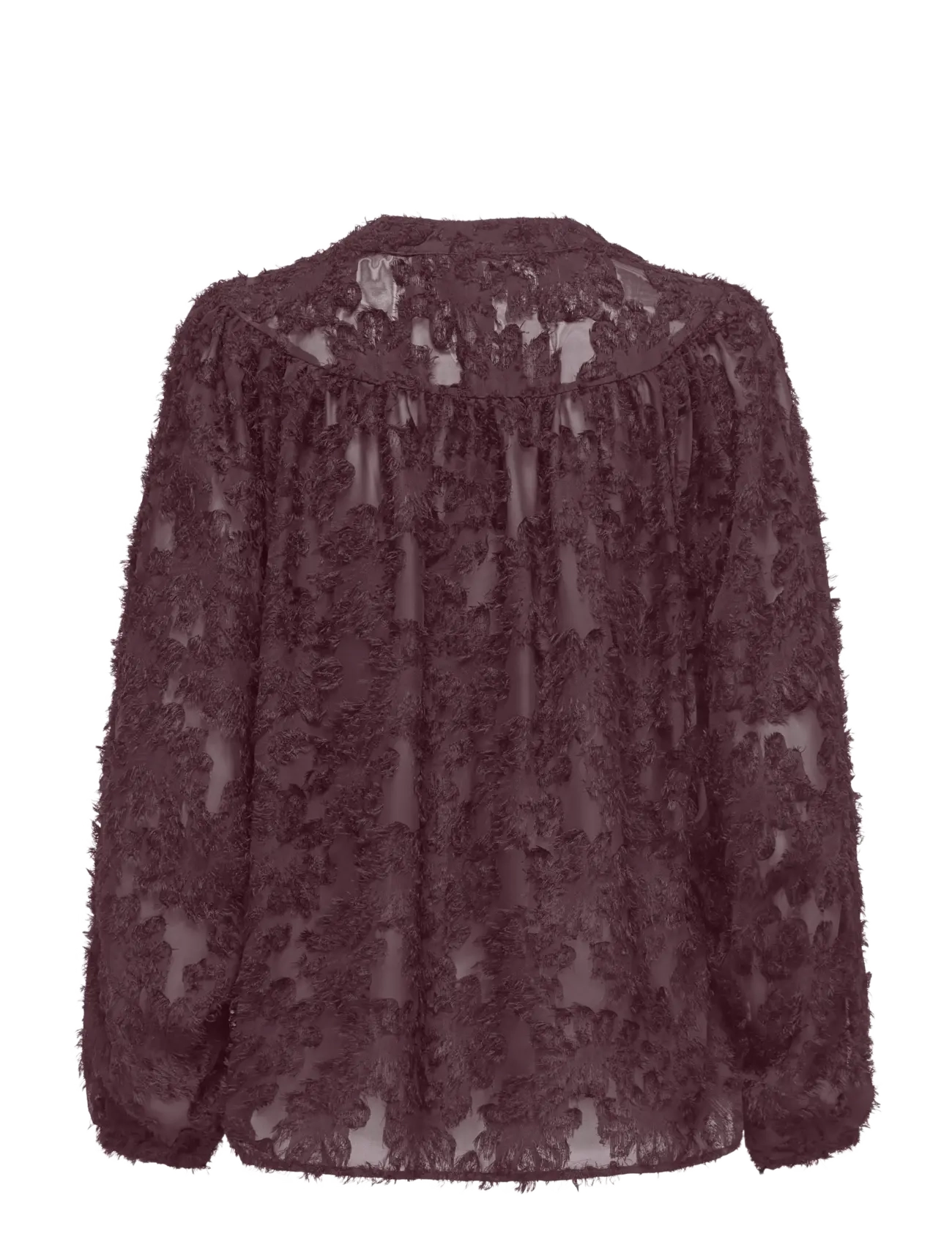 ONLY - ONLKORSA LS JAQUARD SHIRT WVN - pikkade varrukatega pluusid - winetasting - 1
