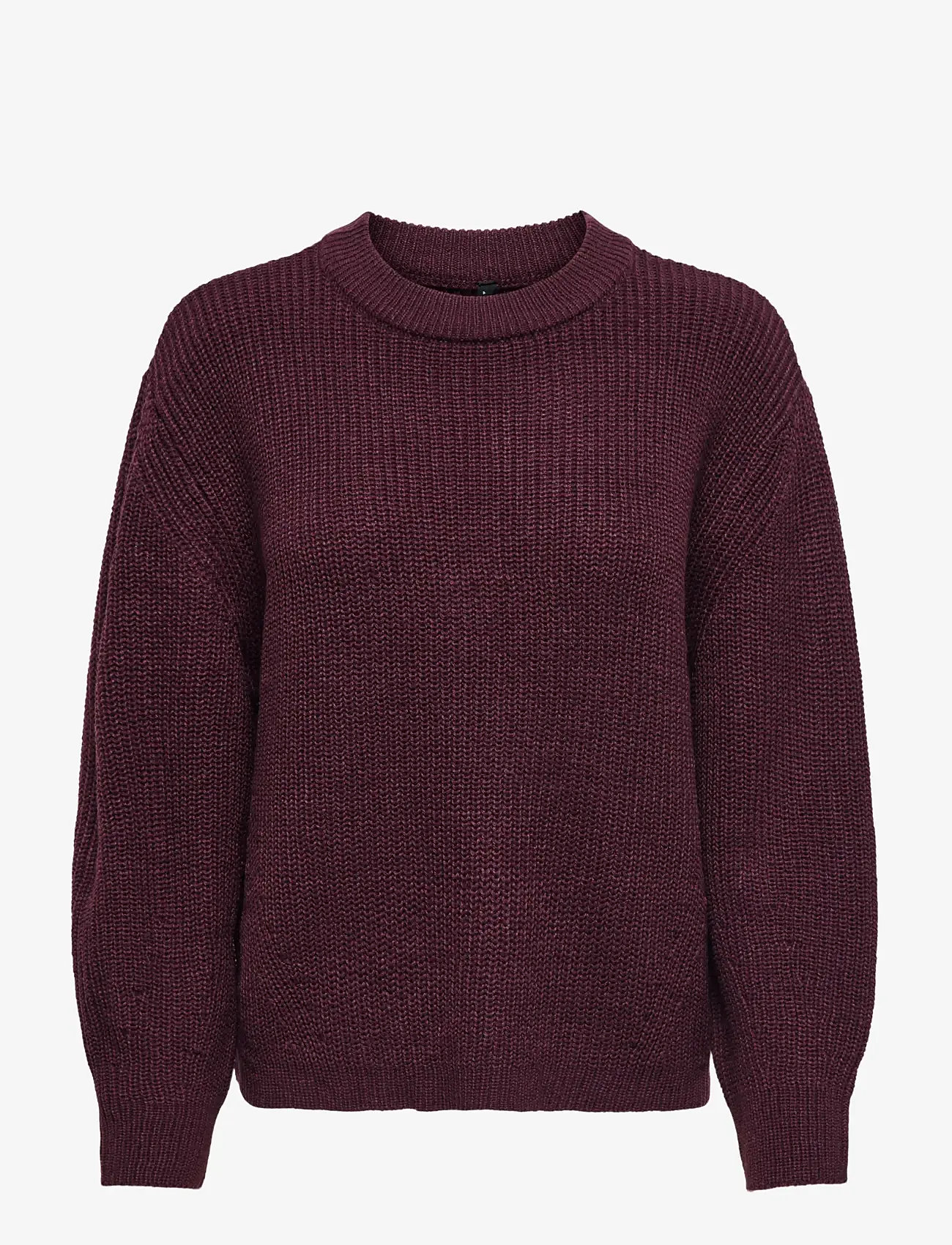 ONLY - ONLMILOUZ LS RIB PULLOVER KNT NOOS - sügisesed riided - decadent chocolate - 1