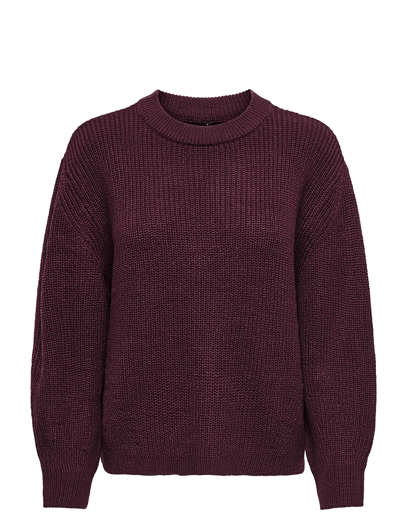 ONLY - ONLMILOUZ LS RIB PULLOVER KNT NOOS - pullover - decadent chocolate - 1