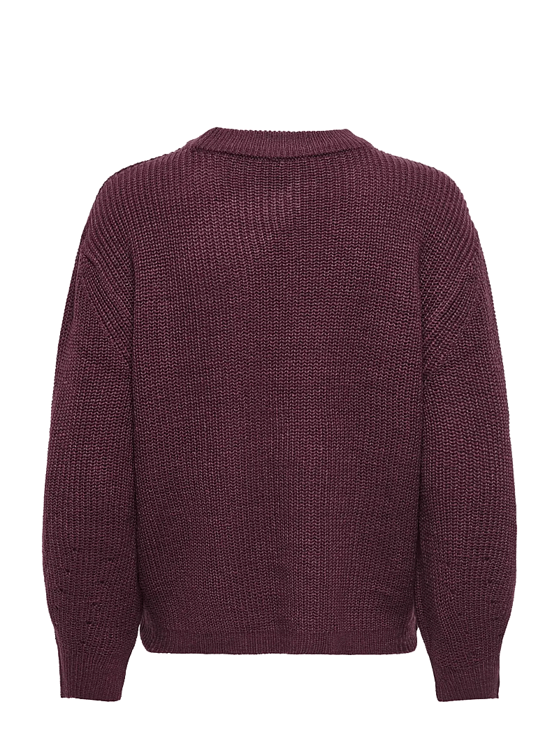 ONLY - ONLMILOUZ LS RIB PULLOVER KNT NOOS - pullover - decadent chocolate - 2