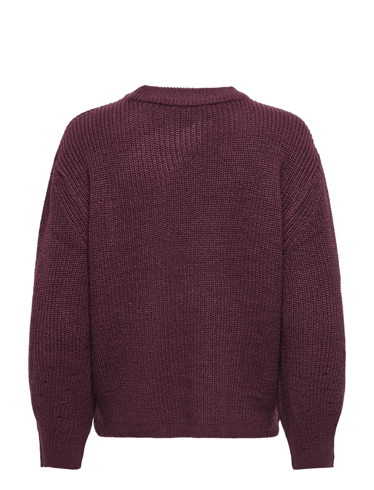 ONLY - ONLMILOUZ LS RIB PULLOVER KNT NOOS - neulepuserot - decadent chocolate - 2