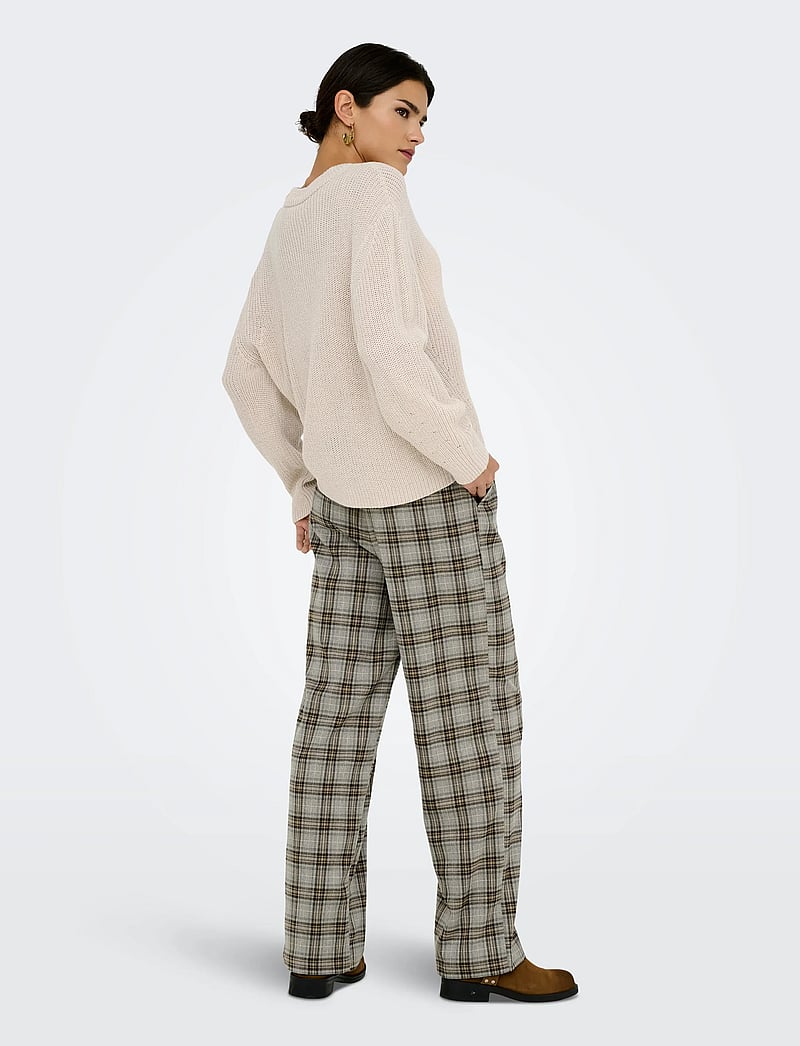 ONLY - ONLMILOUZ LS RIB PULLOVER KNT NOOS - pullover - moonbeam - 3