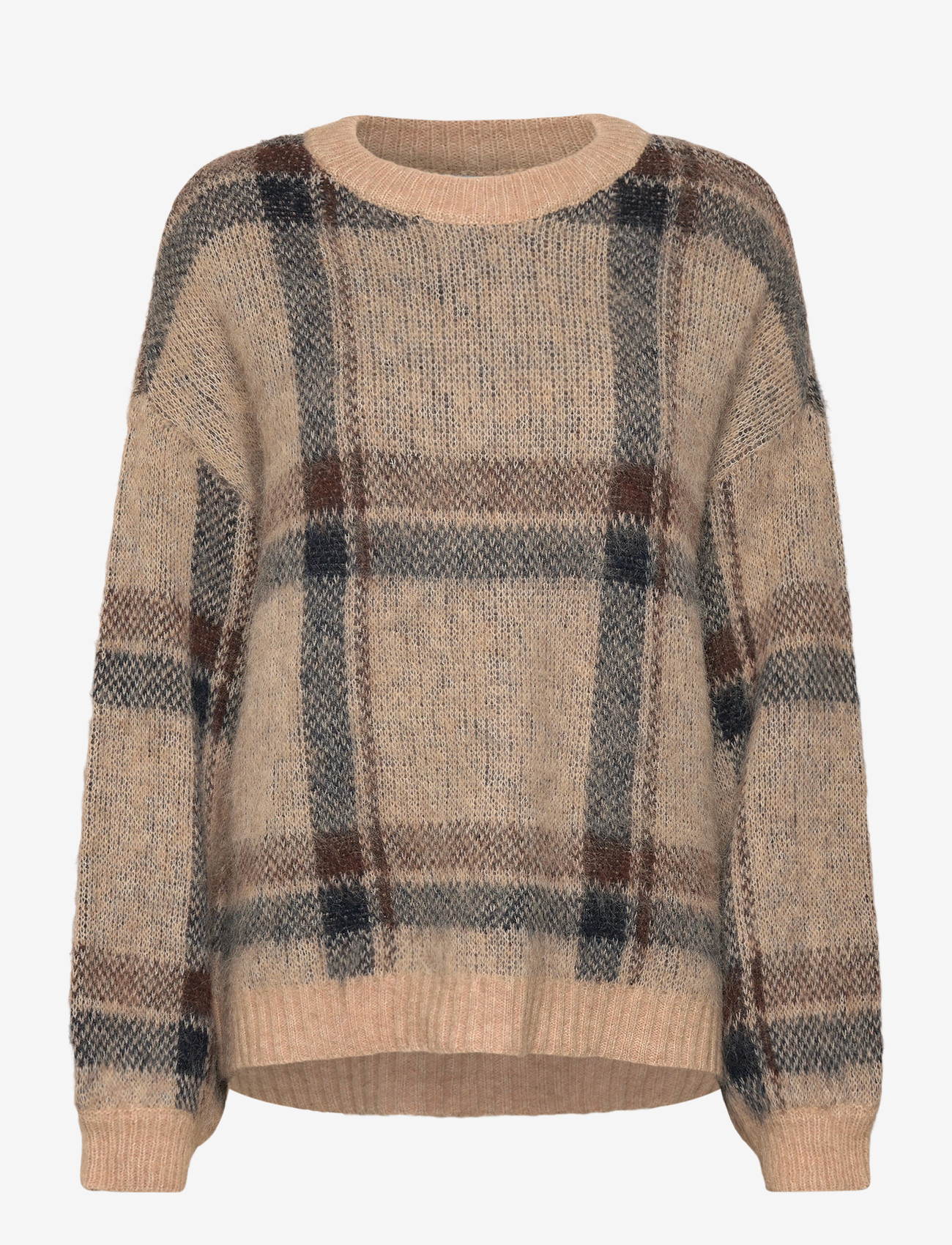 ONLY - ONLMARION LIFE LS O-NECK KNT - jumpers - humus - 0