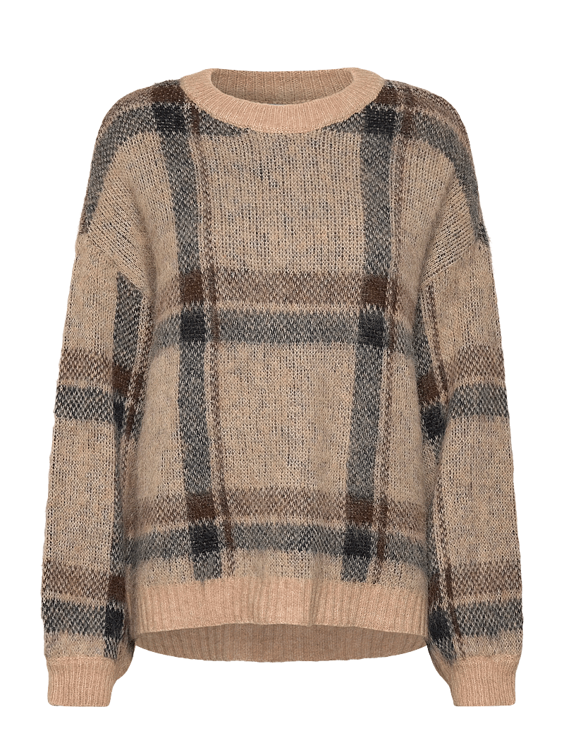 ONLY - ONLMARION LIFE LS O-NECK KNT - pullover - humus - 0