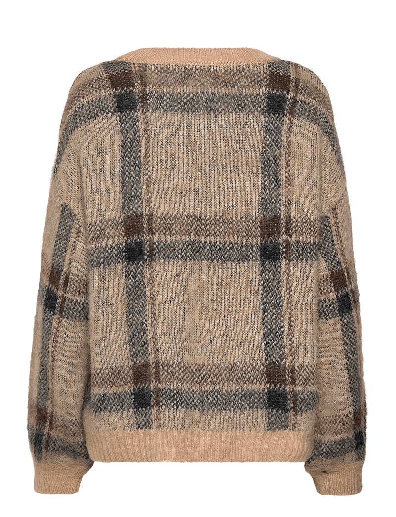 ONLY - ONLMARION LIFE LS O-NECK KNT - pullover - humus - 1